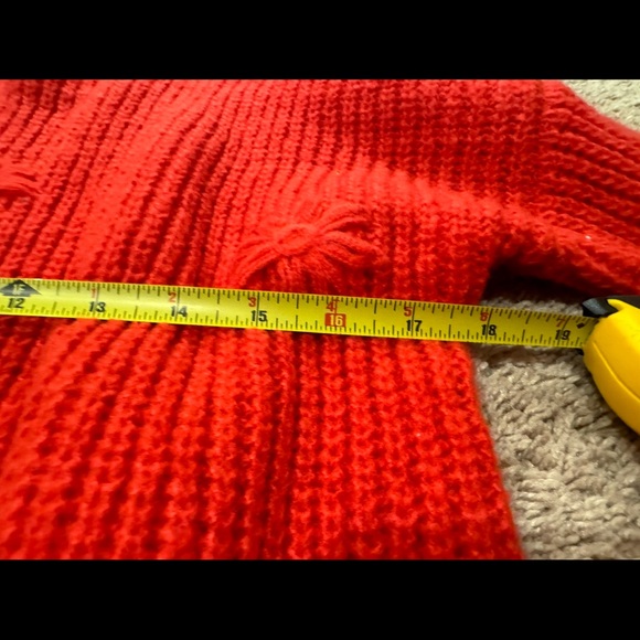 NWT Orangish Reddish Sweater - Picture 7 of 8